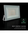 V-Tac 30W LED Strahler - Weißes Gehäuse, 4000K