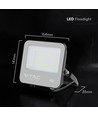 50W LED Strahler - 185lm/W, Cree Chip, schwarz, 6 Jahre Garantie