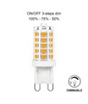 3-stufig dimmbare G9 3W LED-Lampe