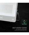 200W LED Flutlicht – 185lm/W, Cree Chip, schwarzes Gehäuse, 6 Jahre Garantie