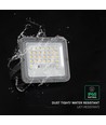V-Tac LED Solar-Flutlicht mit PIR-Sensor - 150lm/W, IP65, 6000K