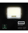 V-Tac 12W Solar LED Strahler - IP65, schwarz, 3-in-1