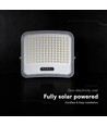 20W LED-Strahler mit Solarpanel - IP65, Schwarz, 3-in-1, für den Außenbereich