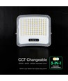 20W LED-Strahler mit Solarpanel - IP65, Schwarz, 3-in-1, für den Außenbereich