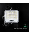 V-Tac 25W LED Strahler mit Solar - IP65, schwarz