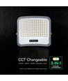 V-Tac 25W LED Strahler mit Solar - IP65, schwarz