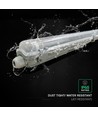 V-Tac 120cm T8 LED Feuchtraumleuchte - Für 1x 120cm LED Röhre, IP65