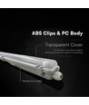 V-Tac 120cm T8 LED Feuchtraumleuchte - Für 1x 120cm LED Röhre, IP65