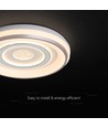 V-Tac 2x30W dimmbare LED Deckenleuchte - Inkl. Fernbedienung, 3-in-1 CCT, Weiß