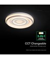 V-Tac 2x30W dimmbare LED Deckenleuchte - Inkl. Fernbedienung, 3-in-1 CCT, Weiß