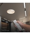 V-Tac 2x30W dimmbare LED Deckenleuchte - Inkl. Fernbedienung, 3-in-1 CCT, Weiß