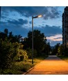 V-Tac 40W LED Solar Straßenlaterne - 9.6V, LiFePO4 Akku, CCT