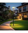 V-Tac 20W Lotus LED Solar-Gartenleuchte - LiFePO4 Akku, 6000mAh, 3-in-1