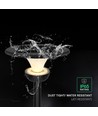 V-Tac 20W Lotus LED Solar-Gartenleuchte - LiFePO4 Akku, 6000mAh, 3-in-1