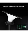 V-Tac 20W Lotus LED Solar-Gartenleuchte - LiFePO4 Akku, 6000mAh, 3-in-1