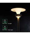 V-Tac 20W Lotus LED Solar-Gartenleuchte - LiFePO4 Akku, 6000mAh, 3-in-1