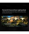V-Tac 20W Lotus LED Solar-Gartenleuchte - LiFePO4 Akku, 6000mAh, 3-in-1