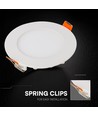 V-Tac 6W rundes LED Einbaupanel - Cree Chip, CCT 3-in-1, 6 Jahre Garantie