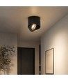 V-Tac 18W LED Aufbaudownlight - IP44, schwarz, CCT, Cree Chip