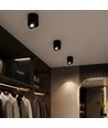 V-Tac 18W LED Aufbaudownlight - IP44, schwarz, CCT, Cree Chip