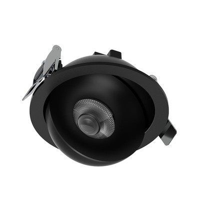 V-Tac 12W CCT LED Downlight - IP44, schwarz, Cree Chip