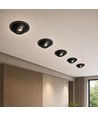 V-Tac 18W LED Downlight - IP44, CCT, Cree Chip, Schwarz