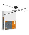 40W LED Deckenleuchte - Schwarz, CCT