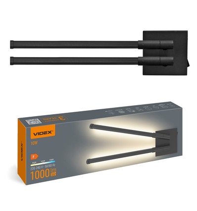 10W LED Wand- und Deckenleuchte - Schwarz, CCT, 3 Lichtfarben