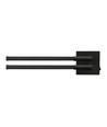 10W LED Wand- und Deckenleuchte - Schwarz, CCT, 3 Lichtfarben