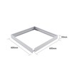 Rahmen für 60x60 LED-Panel - Schnelle Montage, ohne sichtbare Schrauben, weiß