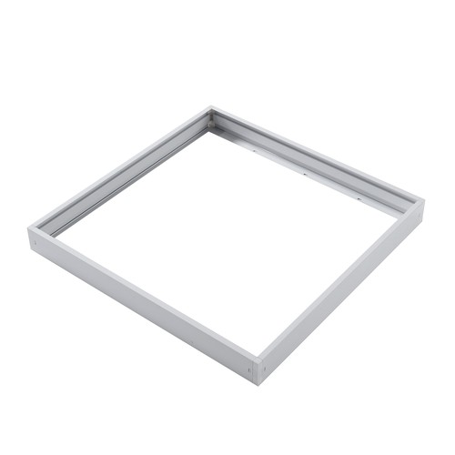 Rahmen für 60x60 LED Panel - Schnellmontagesatz, Kunststoff-Ecken, weiß, 62mm hoch