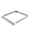 Rahmen für 60x60 LED Panel - Schnellmontagesatz, Kunststoff-Ecken, weiß, 62mm hoch