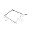 Rahmen für 60x60 LED Panel - Schnellmontagesatz, Kunststoff-Ecken, weiß