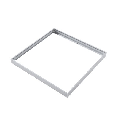 Rahmen für 60x60 LED Panel - Schnellmontagesatz, Kunststoff-Ecken, weiß