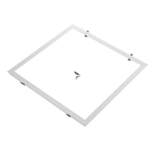 Einbaurahmen für 60x60 LED-Panel - Passend für Troldtekt ohne Anpassung, weißer Rand