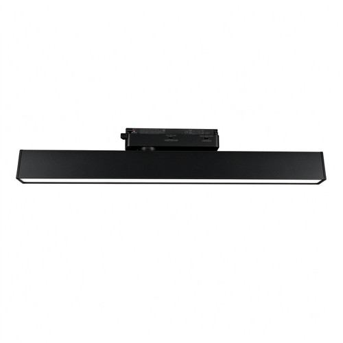 30/28/25W 1-Phasen LED Stromschiene - 60 cm, Schwarz, 1F2W