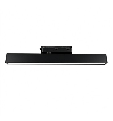 30/28/25W 1-Phasen LED Stromschiene - 60 cm, Schwarz, 1F2W