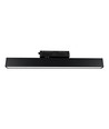30/28/25W 1-Phasen LED Stromschiene - 60 cm, Schwarz, 1F2W