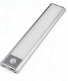 20cm 1,5W LED Schrankleuchte mit Sensor - Silber, wiederaufladbar, IP20