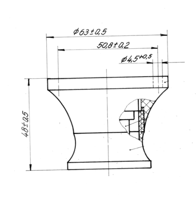 E27 Fassung, Wandmontage, gerader Boden - Bakelit, schwarz