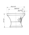 E27 Fassung, Wandmontage, gerader Boden - Bakelit, schwarz
