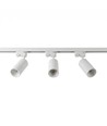 1-Phasen BASIC Schienensystem - 1m, Weiß, 3-Spot, GU10, ohne Leuchtmittel