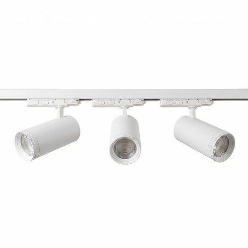 3-Phasen ZoomCCT Schienensystem - 1m, Weiß, 3 Spots, inkl. Leuchtmittel