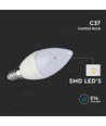 E14 4,5W LED Kerzenlampe - C37, Samsung LED Chip