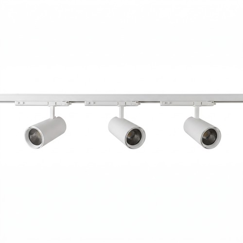 3-Phasen ProCCT Schienensystem - 1m, Weiß, 3 Spots, inkl. Leuchtmittel
