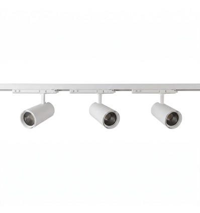 3-Phasen ProCCT Schienensystem - 1m, Weiß, 3 Spots, inkl. Leuchtmittel