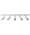 1-Phasen BASIC Schienensystem - 2m, Weiß, 5er-Spot, GU10, ohne Leuchtmittel