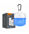 Wiederaufladbare RGBW LED-Lampe - Magnetisch & USB-C, inkl. Fernbedienung & Karabiner