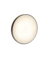 18W LED Deckenleuchte - Ø25cm, Höhe: 5,2cm, Weißer Rand, inkl. schwarzem Ring