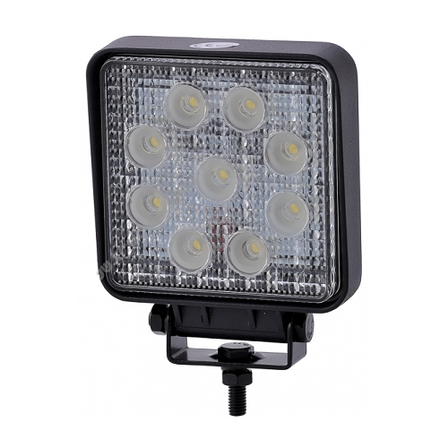 27W LED, 12V / 24V - Kaltweiß, Arbeitsscheinwerfer, Auto, LKW, Traktor, Anhänger, Einsatzfahrzeuge